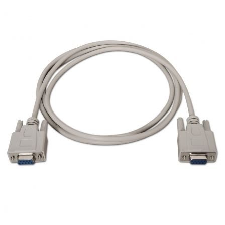 Cable Serie NULL Modem Aisens A112-0067/ DB9 Hembra - DB9 Hembra/ 1.8m/ Beige - Imagen 2
