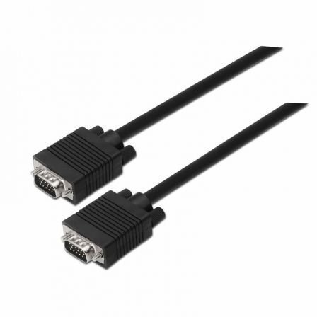 Cable SVGA Aisens A133-0070/ VGA Macho - VGA Macho/ 5m/ Negro