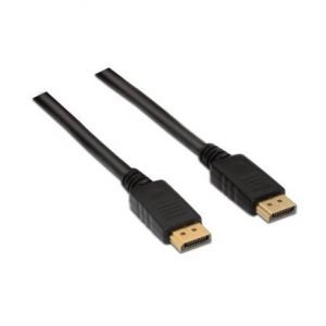 Cable Displayport 1.2 4K Macho - Displayport Macho/ 3m/ Negro - Aisens A124-0130