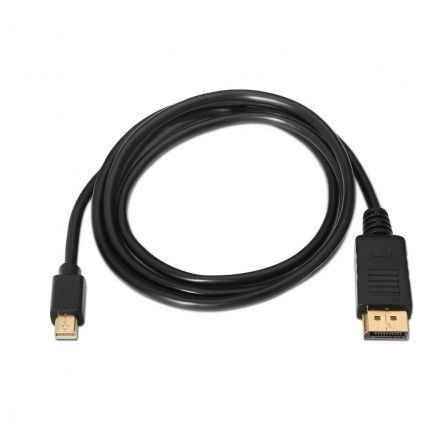 Cable Displayport Macho - Mini Displayport Macho/ 3m/ Negro - Aisens A124-0132 - Imagen 2