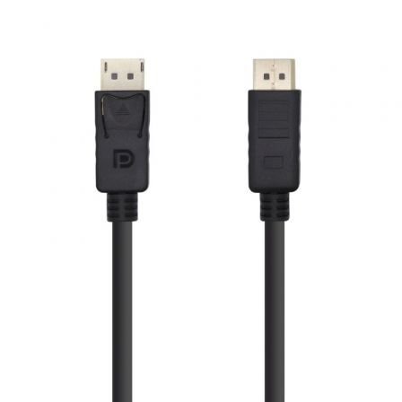 Cable Displayport 1.2 4K Macho - Displayport Macho/ 5m/ Negro - Aisens A124-0387