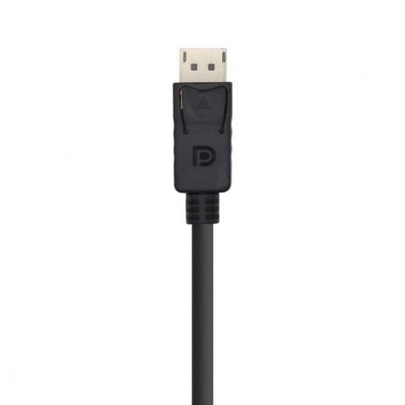 Cable Displayport 1.2 4K Macho - Displayport Macho/ 5m/ Negro - Aisens A124-0387 - Imagen 2