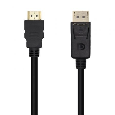 Cable Displayport Macho - HDMI Macho/ 3m/ Negro - Aisens A125-0460