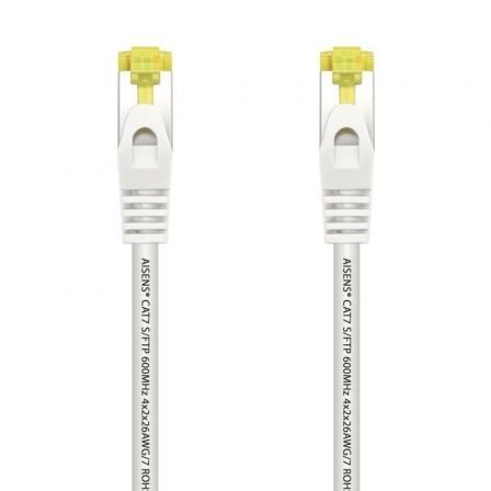 Cable de Red RJ45 SFTP Aisens A146-0491 Cat.7/ 2m/ Blanco