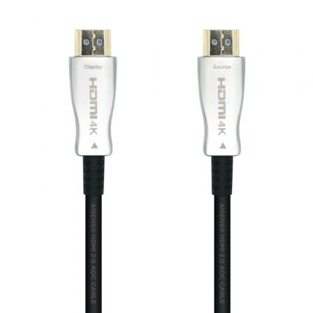 Cable HDMI 2.0 AOC 4K Aisens A148-0377/ HDMI Macho - HDMI Macho/ 15m/ Negro - Imagen 2