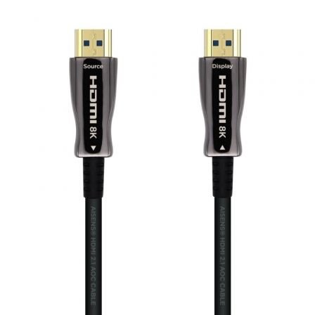 Cable HDMI 2.1 AOC 8K Aisens A153-0517/ HDMI Macho - HDMI Macho/ 20m/ Negro