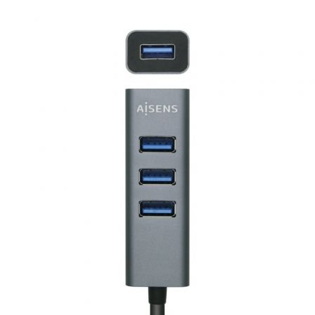 Hub USB 3.1 Tipo-C Aisens A109-0508/ 4 Puertos USB - Imagen 2