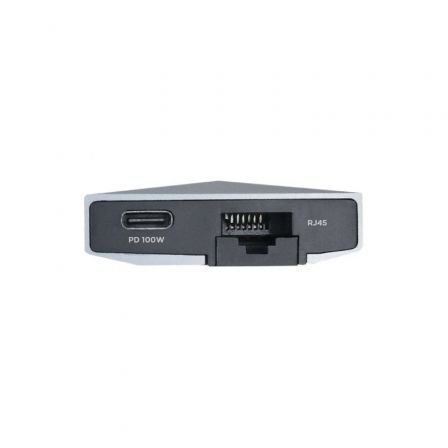 Docking USB 3.2 Tipo-C Aisens ASUC-9P001-GR/ 1 HDMI/ 3 USB/ 1 RJ45/ 1 Audio/ 1 Lector Tarjetas / USB PD/ Gris - Imagen 4
