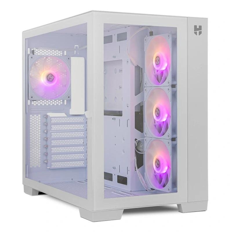NOX Caja Miditorre Deluxe HUMMER ASTRA Blanca