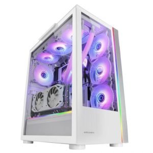 MARS GAMING Caja Atx MCULTRA XXL Premium White