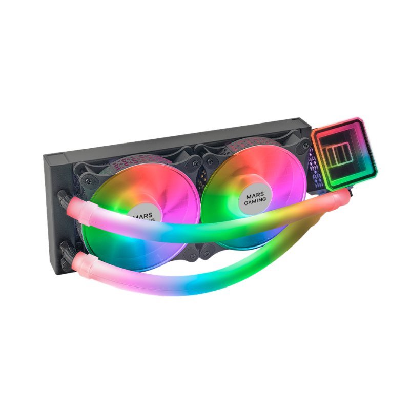 MARS GAMING Refrig.ML-ULTRA240 FullArgb 500W Black - Imagen 2