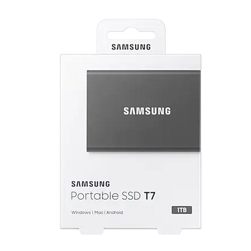 Samsung T7 SSD Externo 1TB NVMe USB 3.2 Gris - Imagen 4