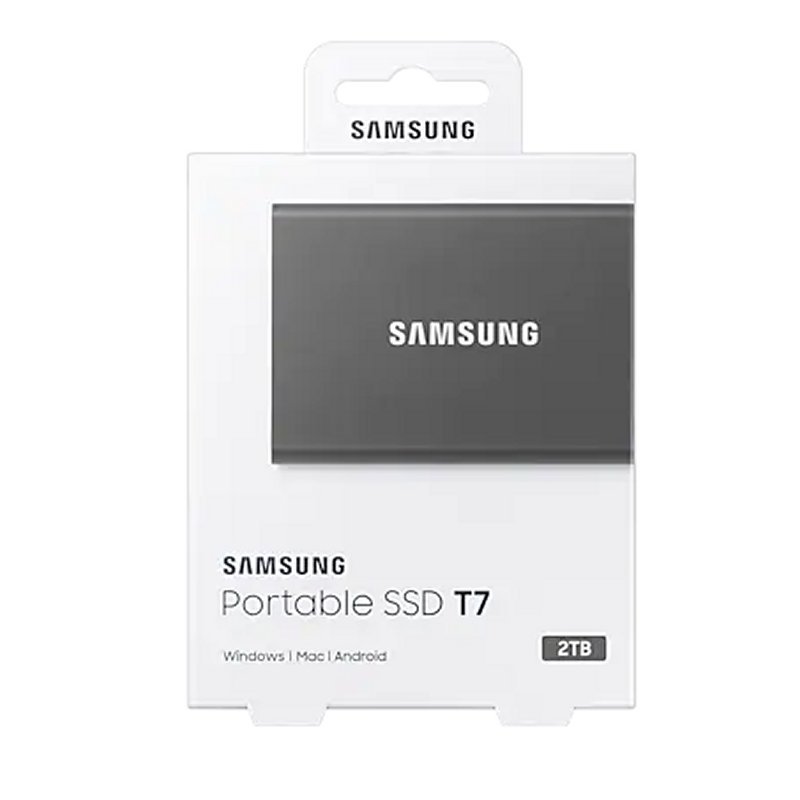 Samsung T7 SSD Externo 2TB NVMe USB 3.2 Gris - Imagen 4