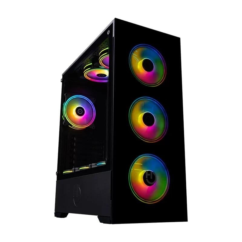 Hiditec Caja ATX Gaming Z20-AURA USB-C Negra