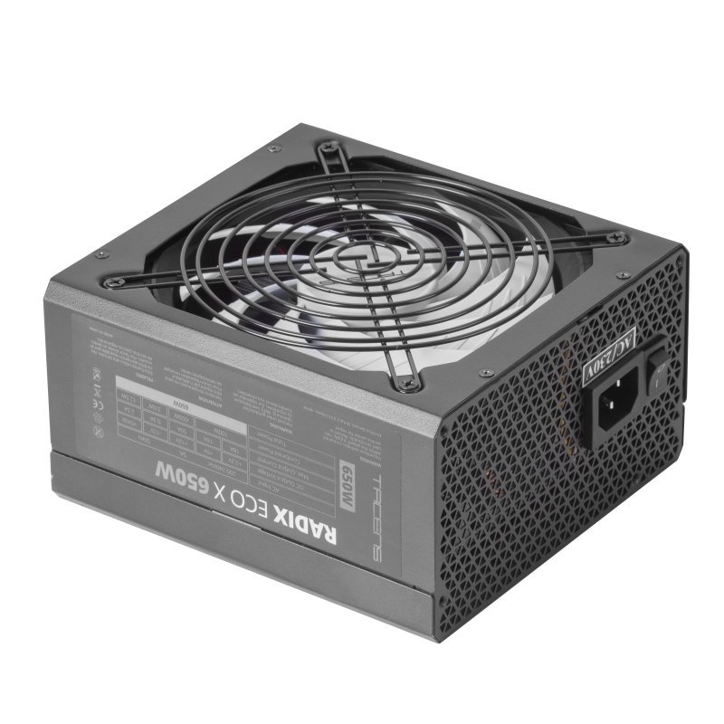 TACENS Psu Radix Eco X 650w 14CM FAN Black - Imagen 3
