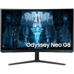 Gaming Curvo Samsung Odyssey Neo G8 S32BG850NP 32"/ 4K/ 1ms/ 240Hz/ VA/ Negro y Blanco