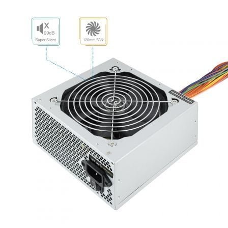 Tooq TQEP-500SSE-O OEM/ 500W/ Ventilador 12cm - Imagen 2