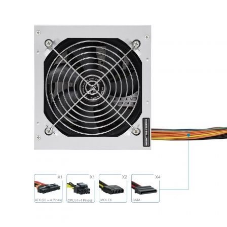 Tooq TQEP-500SSE-O OEM/ 500W/ Ventilador 12cm - Imagen 3