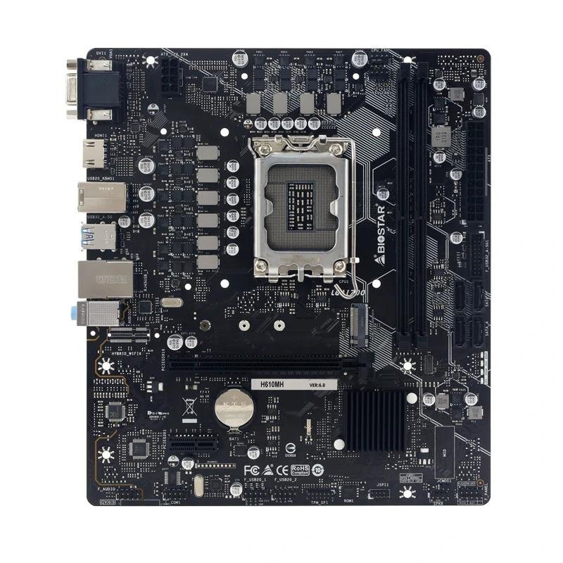 Biostar Base H610MH D5 mATX LGA1700 - Imagen 2