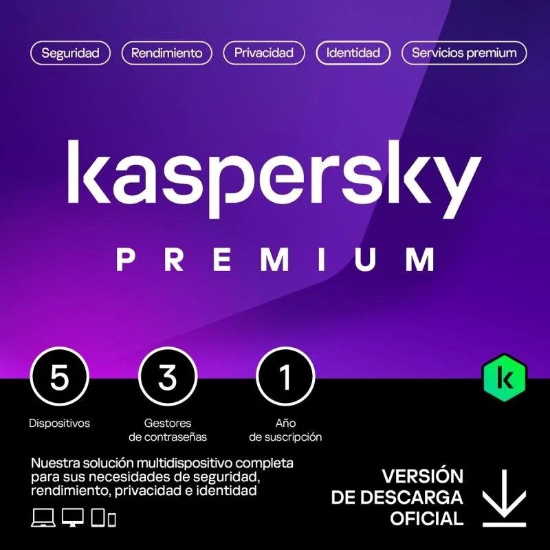 Kaspersky Premium 5L/1A ( Licencia electrónica )