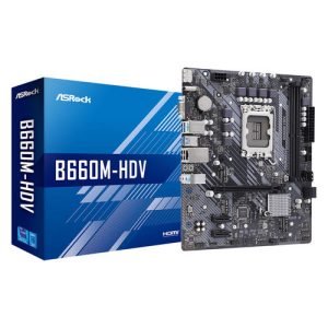 ASROCK B660M-HDV INTEL1700 2DDR4 HDMI PCIE3.0 4SATA3 USB3.2 MATX