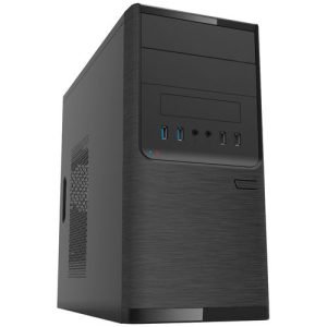 CAJA MINITORRE/MICRO-ATX UNYKA DARK SHADOW 500W USB3.0 NEGRA