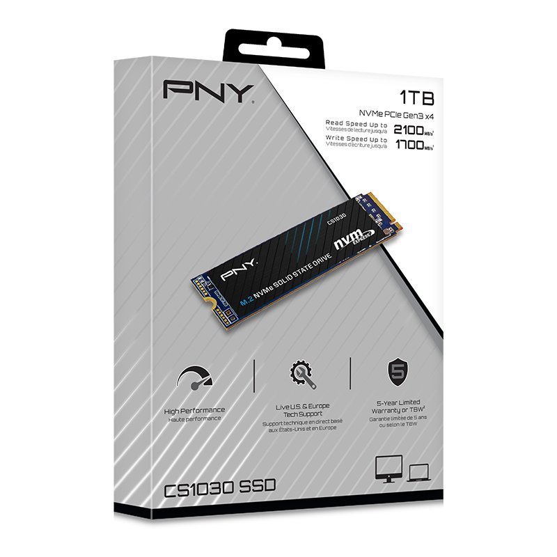 PNY CS1030 SSD 1TB M.2 NVMe PCIe Gen3 - Imagen 2