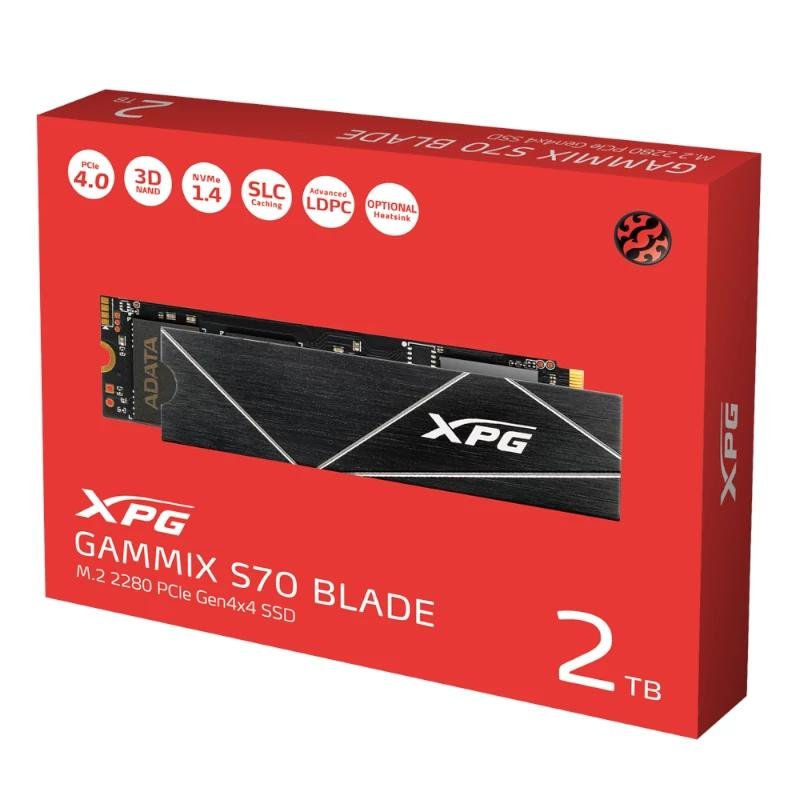 ADATA XPG SSD GAMMIX S70 BLADE 2TB PCIe 4.0 NVMe - Imagen 4