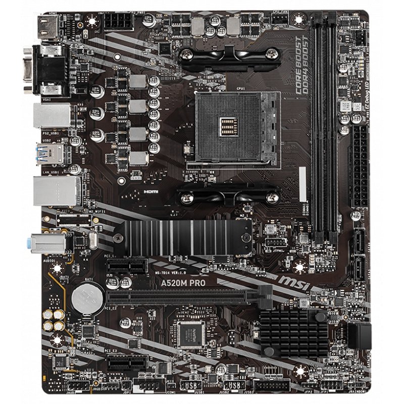 MSI Base A520M PRO mATX AM4 - Imagen 2