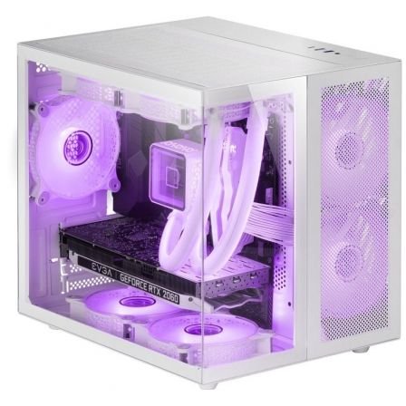 Caja Gaming Minitorre Mars Gaming MCNOVAM/ Blanca - Imagen 2