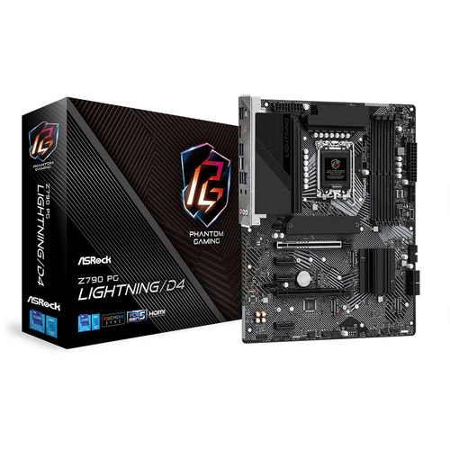 ASROCK Z790 PG LIGHTINING/D4 INTEL1700 Z790 4DDR4 HDMI 4SATA3 ATX