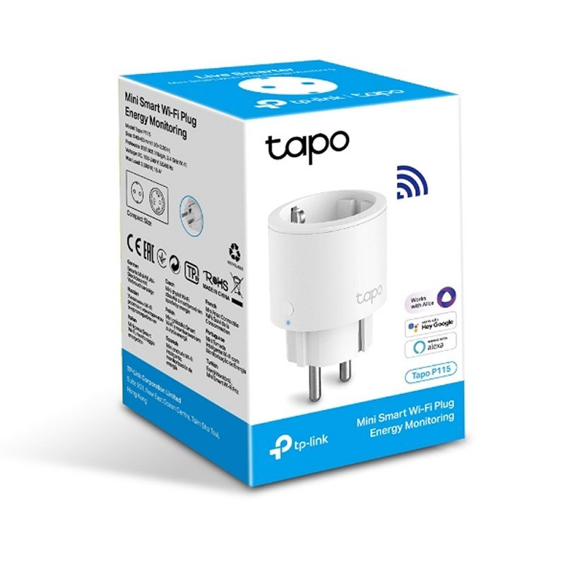 TP-Link Tapo P115 (1-pack) WiFi Enchufe Int. Mini - Imagen 2
