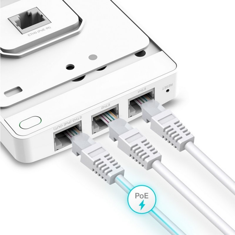 TP-Link EAP615-Wall AP WiFi6 AX1800 Dual 4xGbE - Imagen 3