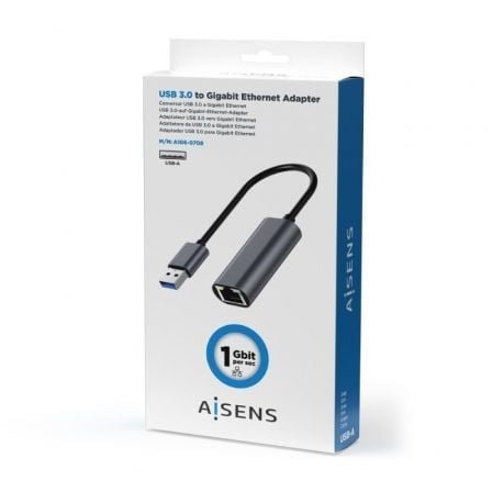 Adaptador USB 3.0 Macho - RJ45 Hembra - Aisens A106-0708 - Imagen 3