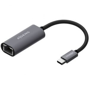 Adaptador USB Tipo-C Macho - RJ45 Hembra/ 1000Mbps - Aisens A109-0709