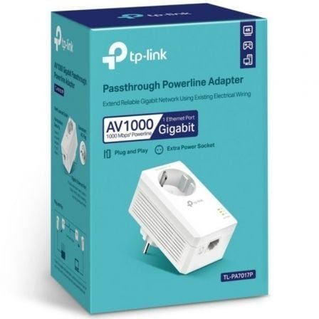 PLC TP-Link TL-PA7017P 1000Mbps/ Alcance 300m - Imagen 3