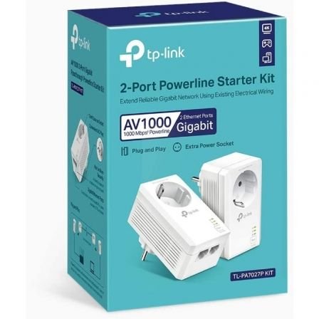 PLC TP-Link TL-PA7027P KIT 1000Mbps/ Alcance 300m/ Pack de 2 - Imagen 2