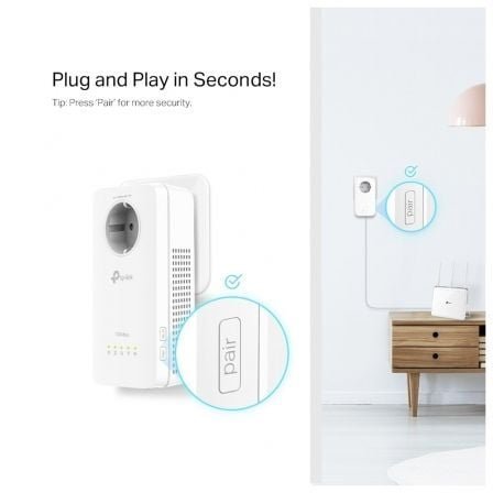 PLC TPLink AV1300 1300Mbps/ Alcance 300m/ Pack de 2 - Imagen 3