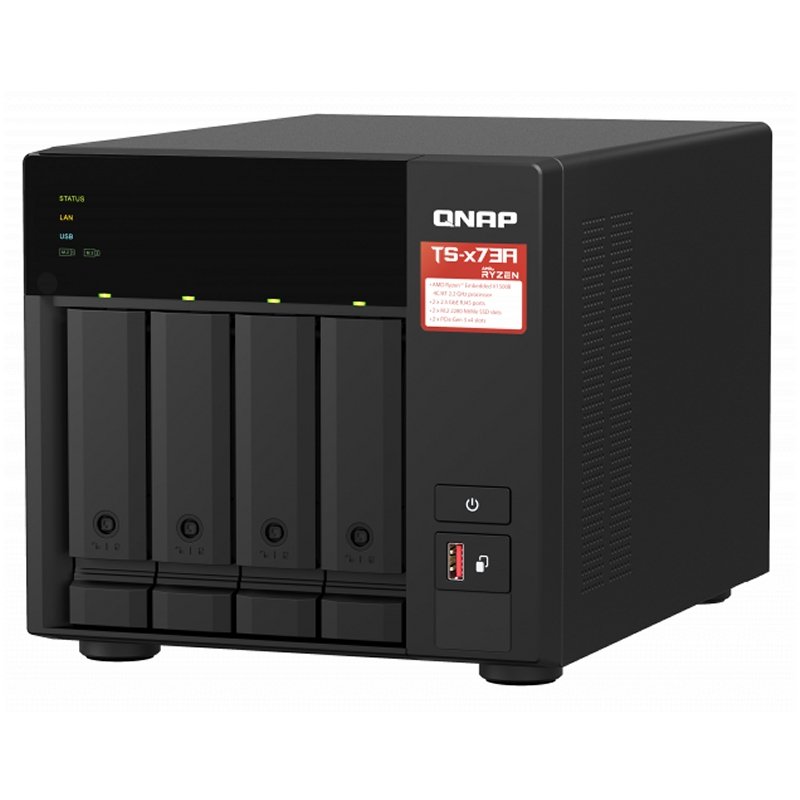 QNAP TS-473A-8G NAS 4XHDD-Bay 2x2.5GbE 4xUSB - Imagen 2