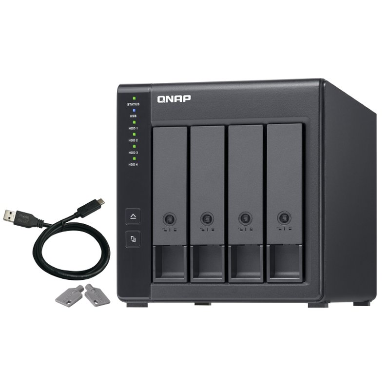 QNAP TR-004 Raid Expansion 4XHDD-Bay 1xUSB-C 3.2 - Imagen 2