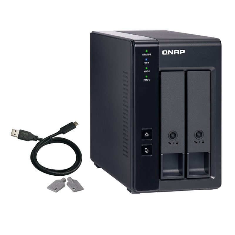QNAP TR-002 Raid Expansion 2XHDD-Bay 1xUSB-C 3.2 - Imagen 2