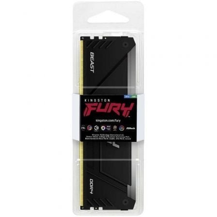 Kingston FURY Beast RGB 8GB/ DDR4/ 3200MHz/ 1.35V/ CL16/ DIMM - Imagen 3