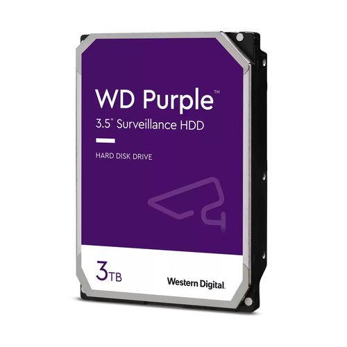 HDD WD 3.5" 3TB 5400RPM SATA3 PURPLE