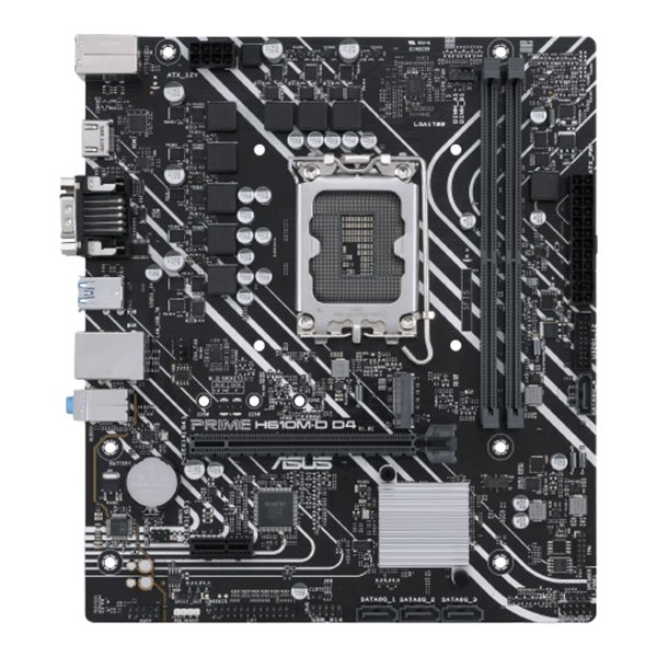 ASUS PRIME H610M-D M-ATX 2xDDR5 Skt1700 Gen 12º/13 VGA HDMI M.2 G-LAN USB3.2