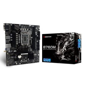 BIOSTAR B760MX2-E D4  M-ATX Skt 1700 HDMI VGA DVI   2xDDR4 3200MHz 1xM.2 4xSATA 2.5G LAN USB 3.2