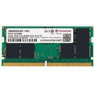 SODIMM 16GB 4800Mhz DDR5 TRANSCEND 1.1V CL40 1Rx8 JM4800ASE-16G
