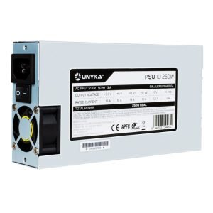 F.A. para Servidor UNYKAch FLEX 1U 250W APFC ACTIVO VENTILADOR 40mm FUENTE DESTINADA A REPARACIONES