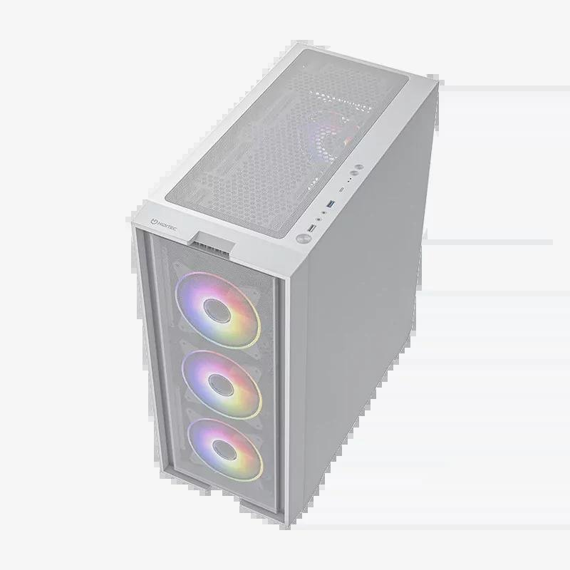 Hiditec Caja E-ATX H2 AIR ARGB White - Imagen 2