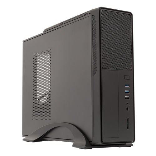 CAJA SOBREMESA/MICRO-ATX UNYKA UK2010 SLIM 300W 85+ USB3.0 NEGRA - Imagen 3