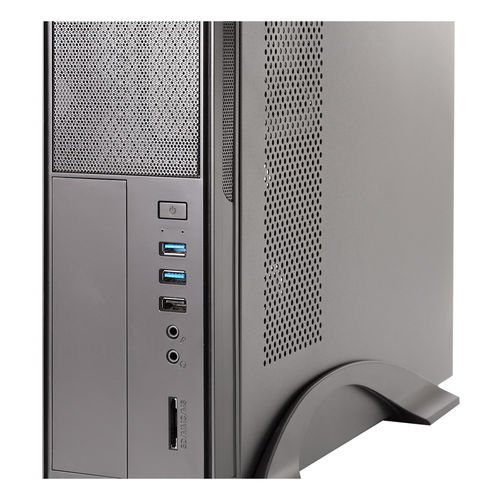 CAJA SOBREMESA/MICRO-ATX UNYKA UK2010 SLIM 300W 85+ USB3.0 NEGRA - Imagen 4